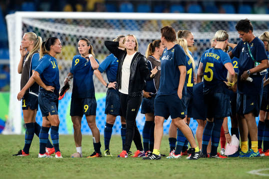 De svenska spelarna deppar