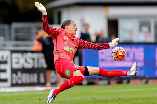 Falkenbergs målvakt Otto Martler