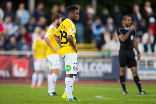 Falkenbergs Enock Kwakwa deppar
