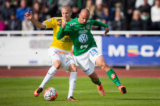 Falkenbergs Rasmus Sjöstedt och Jönköpings Pär Eriksson