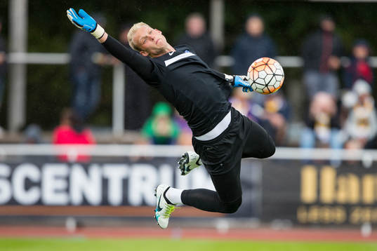Falkenbergs målvakt Alexander Lundin