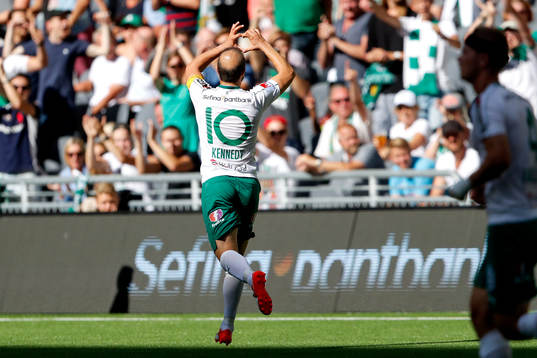 Hammarbys Kennedy Bakircioglu jublar