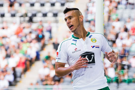 Hammarbys Alexssander Medeiros de Azeredo deppar