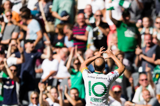 Hammarbys Kennedy Bakircioglu jublar