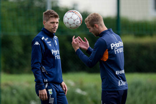 IFK Göteborgs Mikael Boman och Gustav Engvall