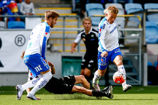Norrköpings Nicklas Bärkroth och Christoffer Nyman