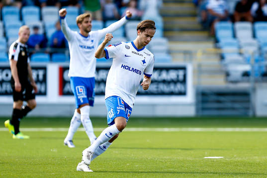 Norrköpings Andreas Blomqvist jublar