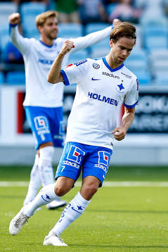 Norrköpings Andreas Blomqvist jublar