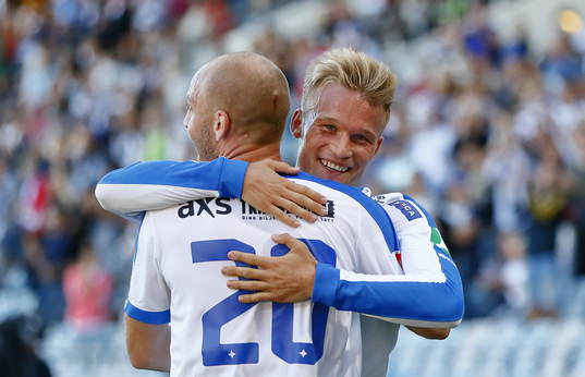 Norrköpings Daniel Sjölund och Nicklas Bärkroth