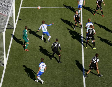 Mål 2-1 av Norrköpings Andreas Johansson