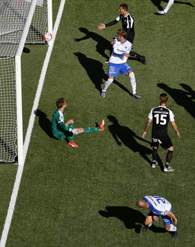 Mål 3-1 av Norrköpings Daniel Sjölund