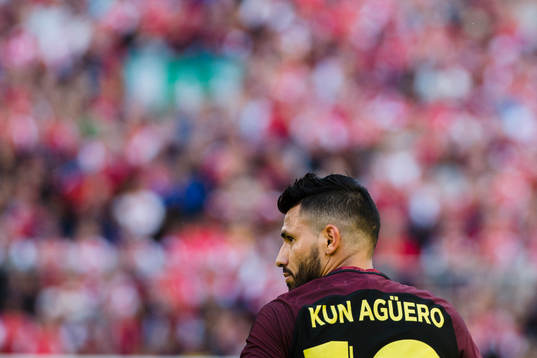 Manchester Citys Sergio Aguero