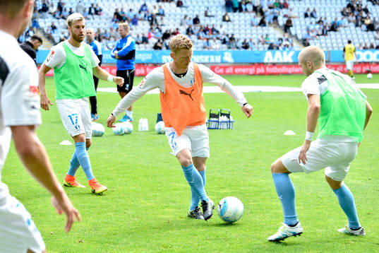 Malmö FFs Rasmus Bengtsson, Anders Christiansen och Anton