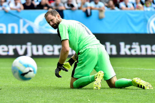 Malmö FFs målvakt Johan Wiland