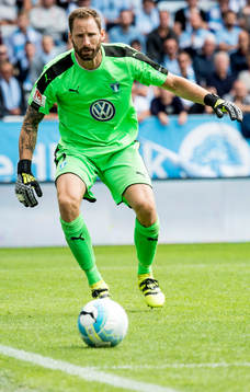 Malmö FFs målvakt Johan Wiland