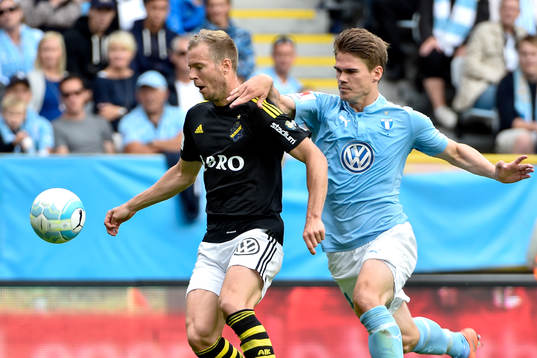s Per Karlsson och Malmö FFs Vidar Örn Kjartansson