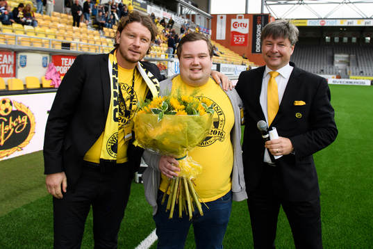 Elfsborgs klubbchef Stefan Andreasson och ordförande Bo