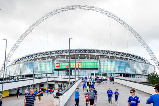 Exteriör över Wembley Stadium
