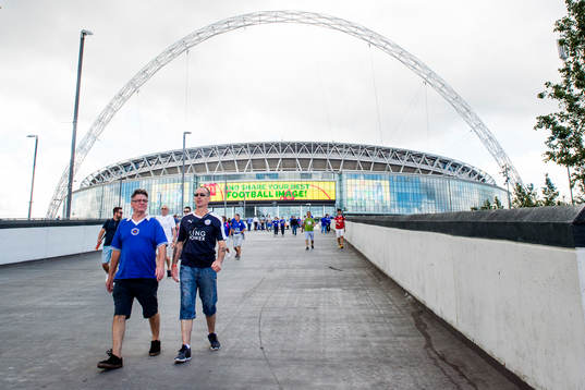 Exteriör över Wembley Stadium