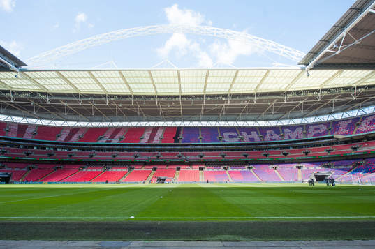 Interiör över Wembley Stadium