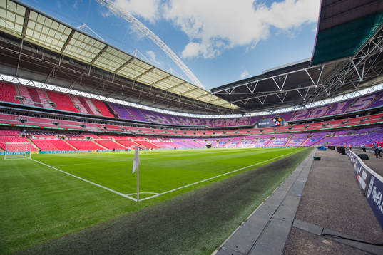 Interiör över Wembley Stadium