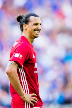 Manchester Uniteds Zlatan Ibrahimovic deppar