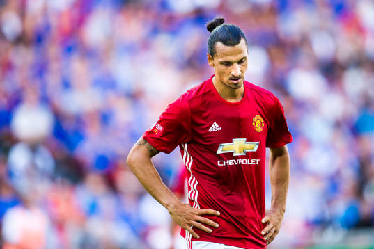 Manchester Uniteds Zlatan Ibrahimovic deppar