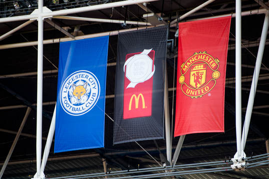 Leicester Citys , Community Shield och Manchester Uniteds