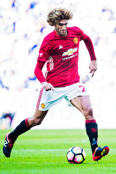 Manchester Uniteds Marouane Fellaini