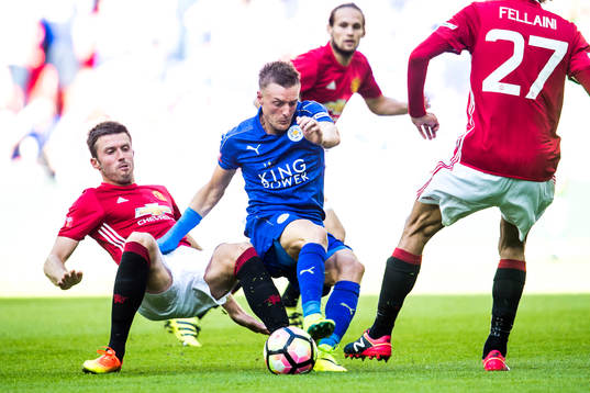 Leicester Citys Jamie Vardy