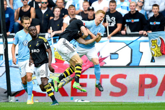 s Sauli Väisänen och Malmö FFs Anders Christiansen