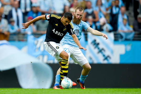 s Ahmed Yasin och Malmö FFs Jo Inge Berget