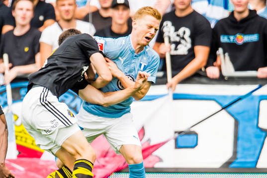 s Sauli Väisänen och Malmö FFs Anders Christiansen
