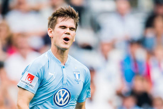 Malmö FFs Vidar Örn Kjartansson deppar