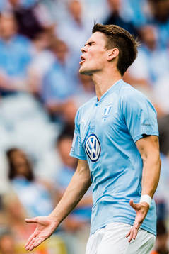 Malmö FFs Vidar Örn Kjartansson deppar