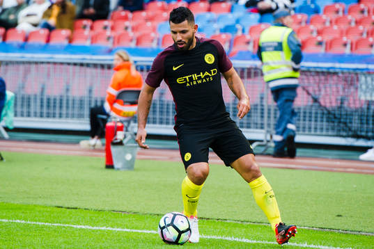 Manchester Citys Sergio Aguero