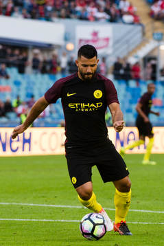 Manchester Citys Sergio Aguero