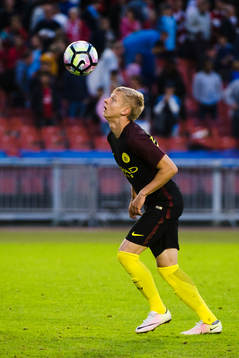 Manchester Citys Alex Zinchenko