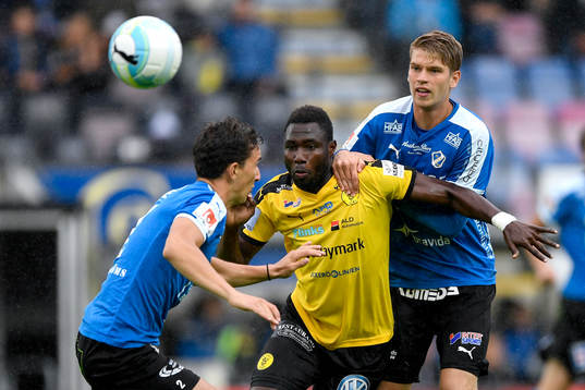 Frejs Abdul Basit Adam och Halmstads Marcus Mathisen