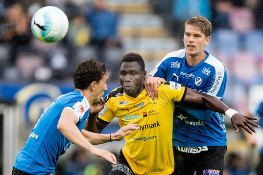 Frejs Abdul Basit Adam och Halmstads Marcus Mathisen