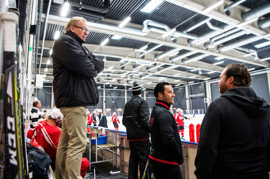 Patrik Sylvegård till vänster