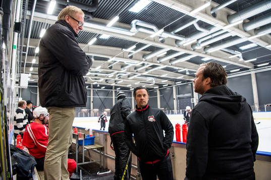 Patrik Sylvegård till vänster