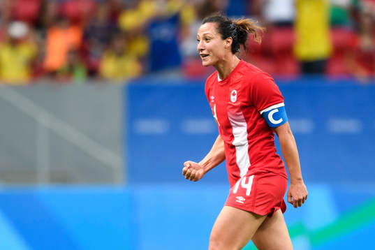 Kanadas Melissa Tancredi jublar