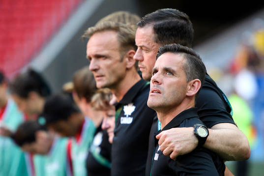 Kanadas förbundskapten John Herdman i fotbollsmatchen