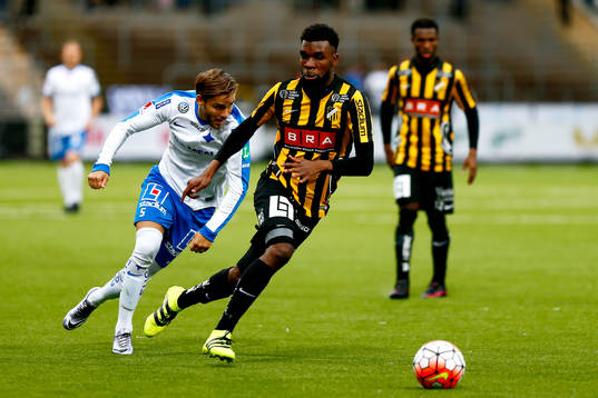 Norrköpings Christoffer Nyman och Häckens Mohammed
