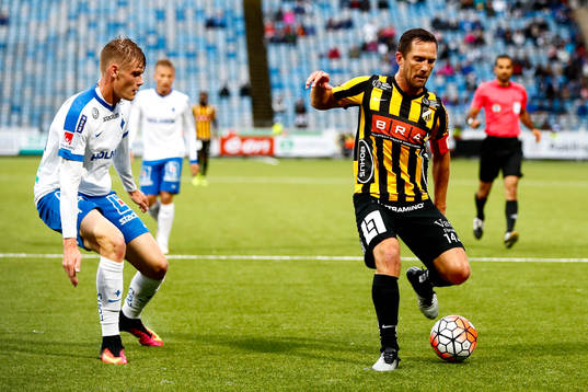 Norrköpings Eric Smith och Häckens Martin Ericsson