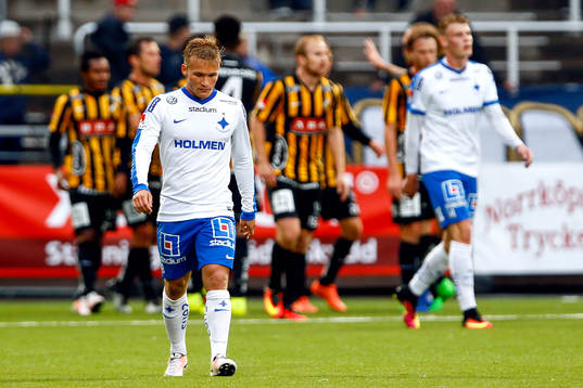 Norrköpings Nicklas Bärkroth deppar