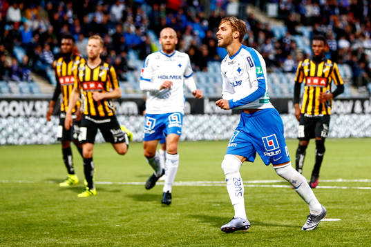 Norrköpings Christoffer Nyman jublar