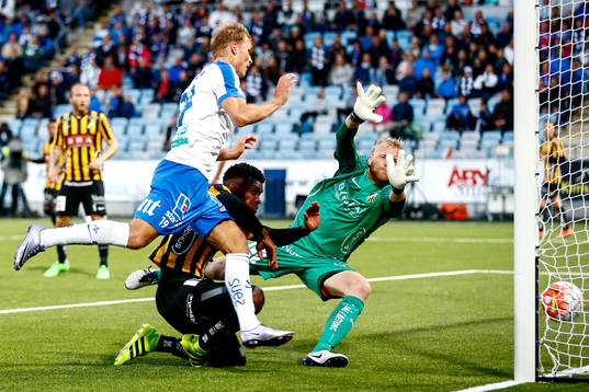 Norrköpings Sebastian Andersson gör 2-1