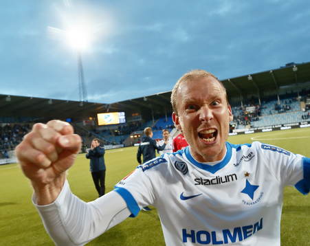Norrköpings Andreas Johansson jublar